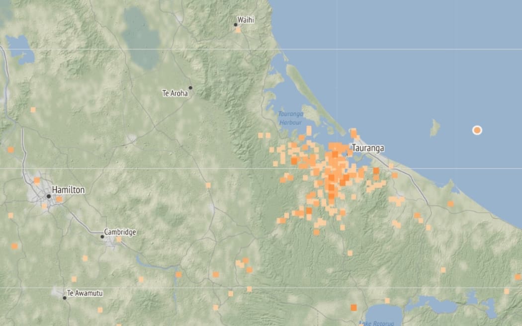 The earthquake was at a depth of 257km.