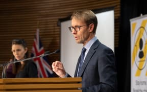 Director-General of Health Ashley Bloomfield at a media briefing at Parliament about the Covid-19 coronavirus.