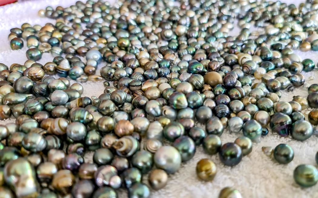 Black Pearls from the Cook Islands.