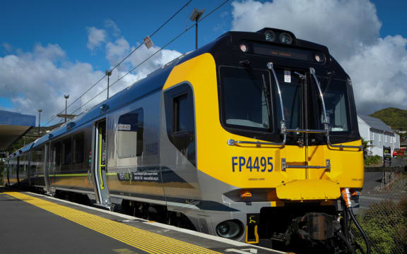 Metlink train in Wellington.