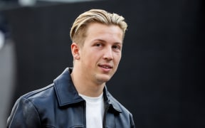 New Zealand motor racing driver Liam Lawson, 2024.