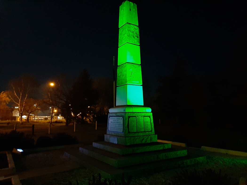The Darfield War Memorial will be lit up tonight ahead of the 10 year anniversary of the 7.2 magnitude earthquake that struck nearby.