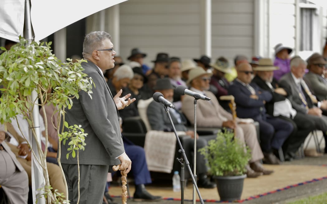 Kiingitanga spokesperson Rahui Papa at Ratana