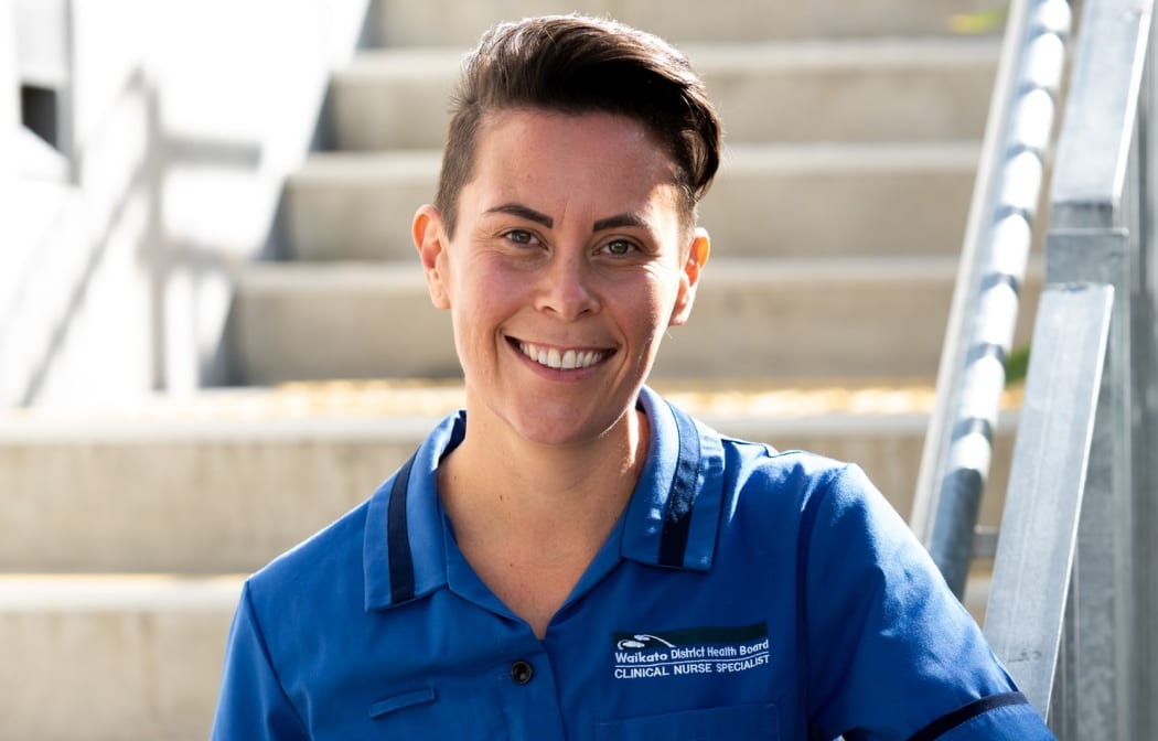 Patumahoe Leaf-Wright, head nurse for Hāpaitia Te Hauora Manawa