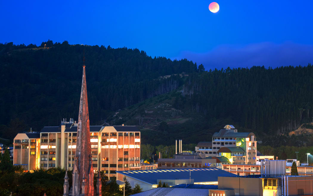 Lijuan Yuan captured this photo of the blood moon lunar eclipse, on Friday 14 March, 2025.