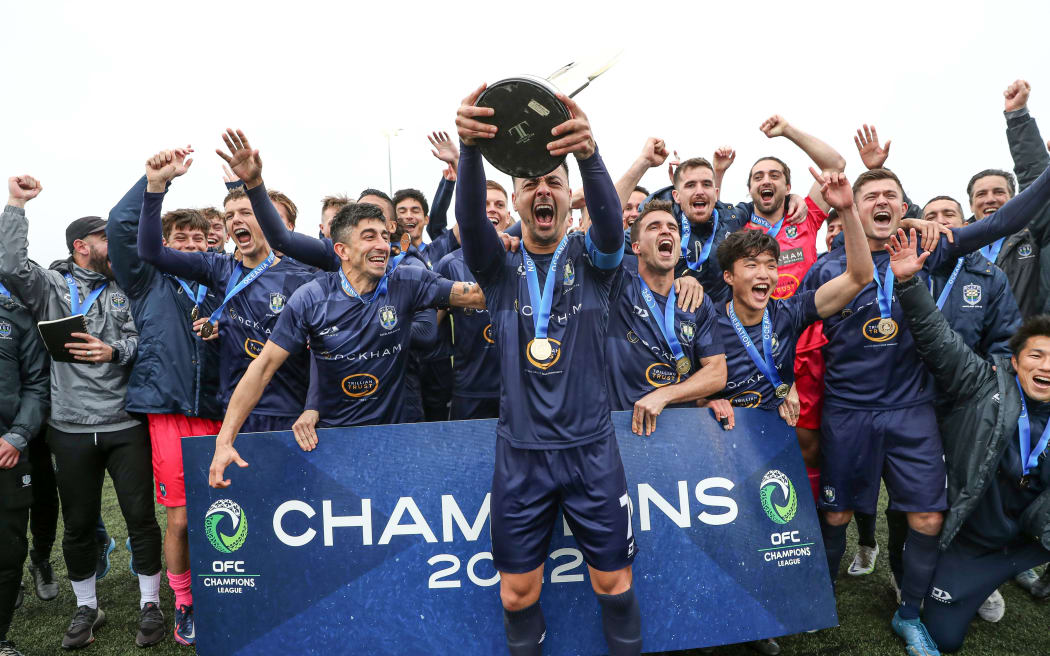 Auckland City celebrate