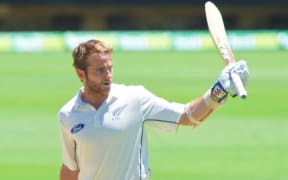 Kane Williamson after scoring his 12th Test century at Perth, 2015.
