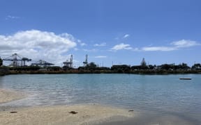 Judges Bay, in Parnell, is a popular summer swimming spot.
