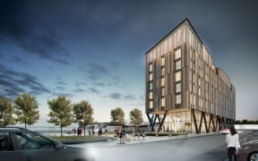 Artist's impression of plans for the Christchurch Novotel at the airport.