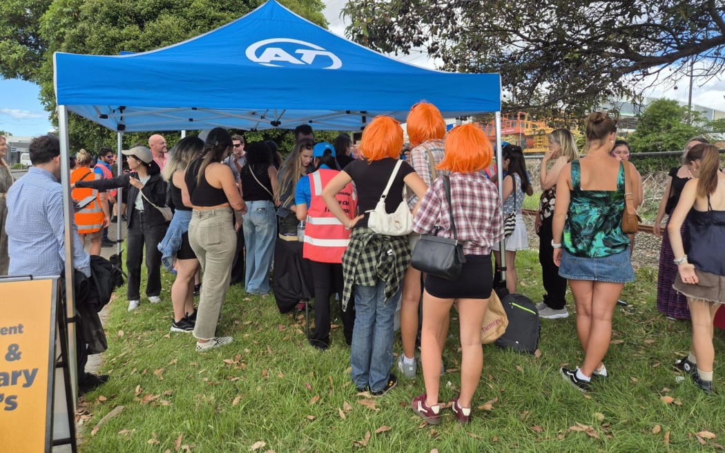 Ginger-nuts are among those queuing ahead of Ed Sheeran's Auckland concert today