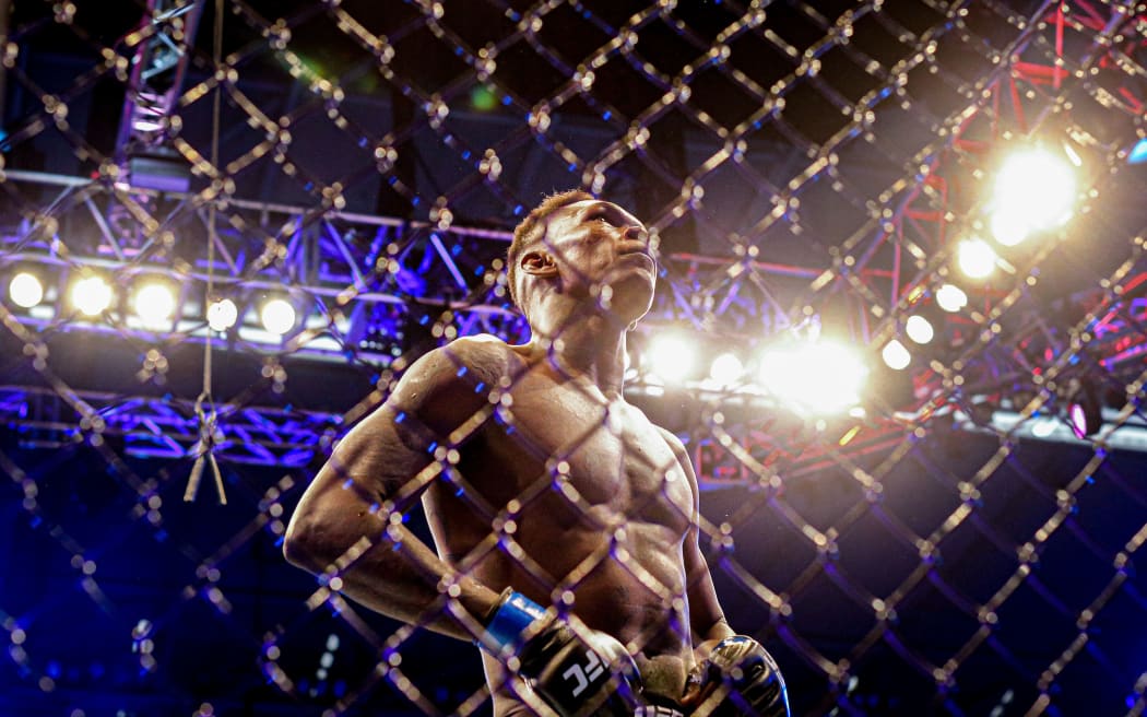 UFC fighter Israel Adesanya of New Zealand.