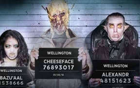 A publicity shot for Wellington Paranormal.