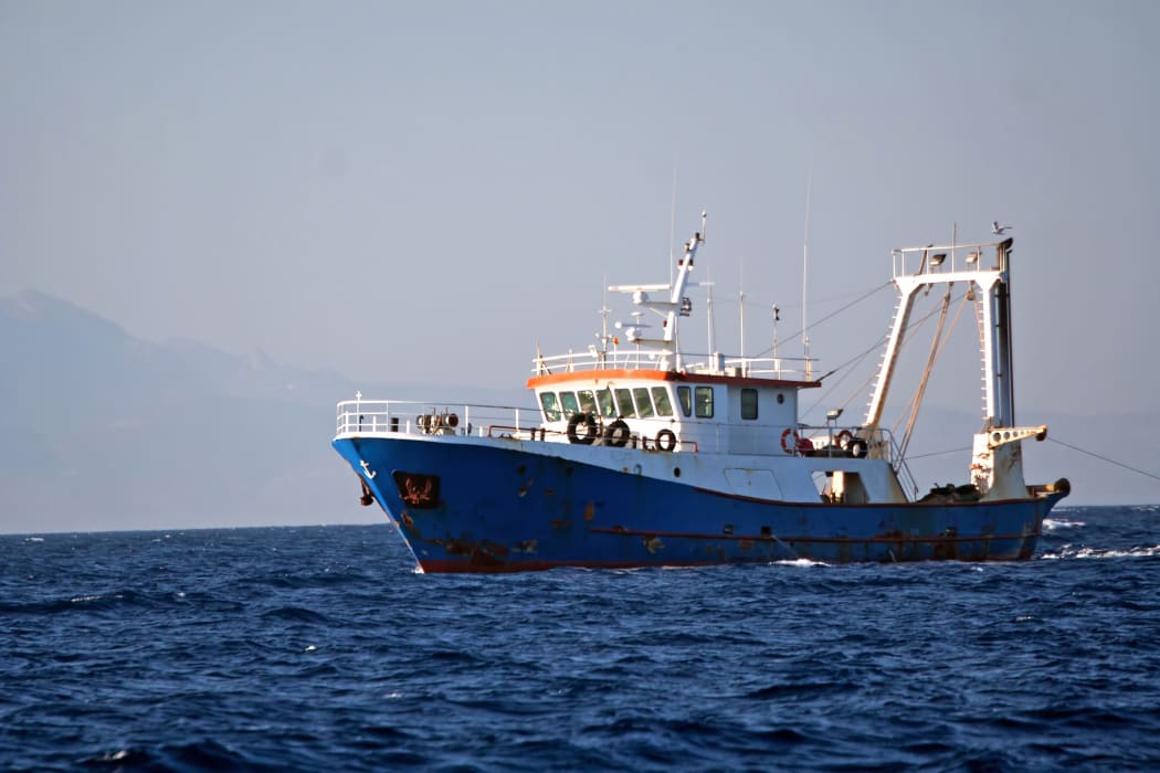 A commercial fishing boat off the coast (file photo)