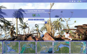 The home page of the Coastal Risk Vanuatu website. http://www.coastalrisk.com.vu/