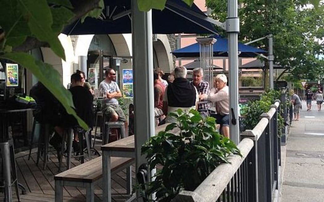 A bar in Queenstown.
