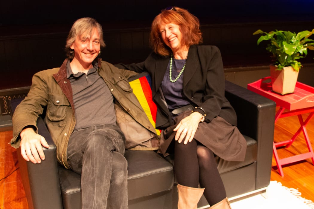 Jo Ann Firestone and John Pinel at Couch Stories