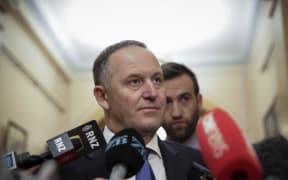 05072016 Photo: Rebekah Parsons-King. Caucus run. Prime Minister John Key.
