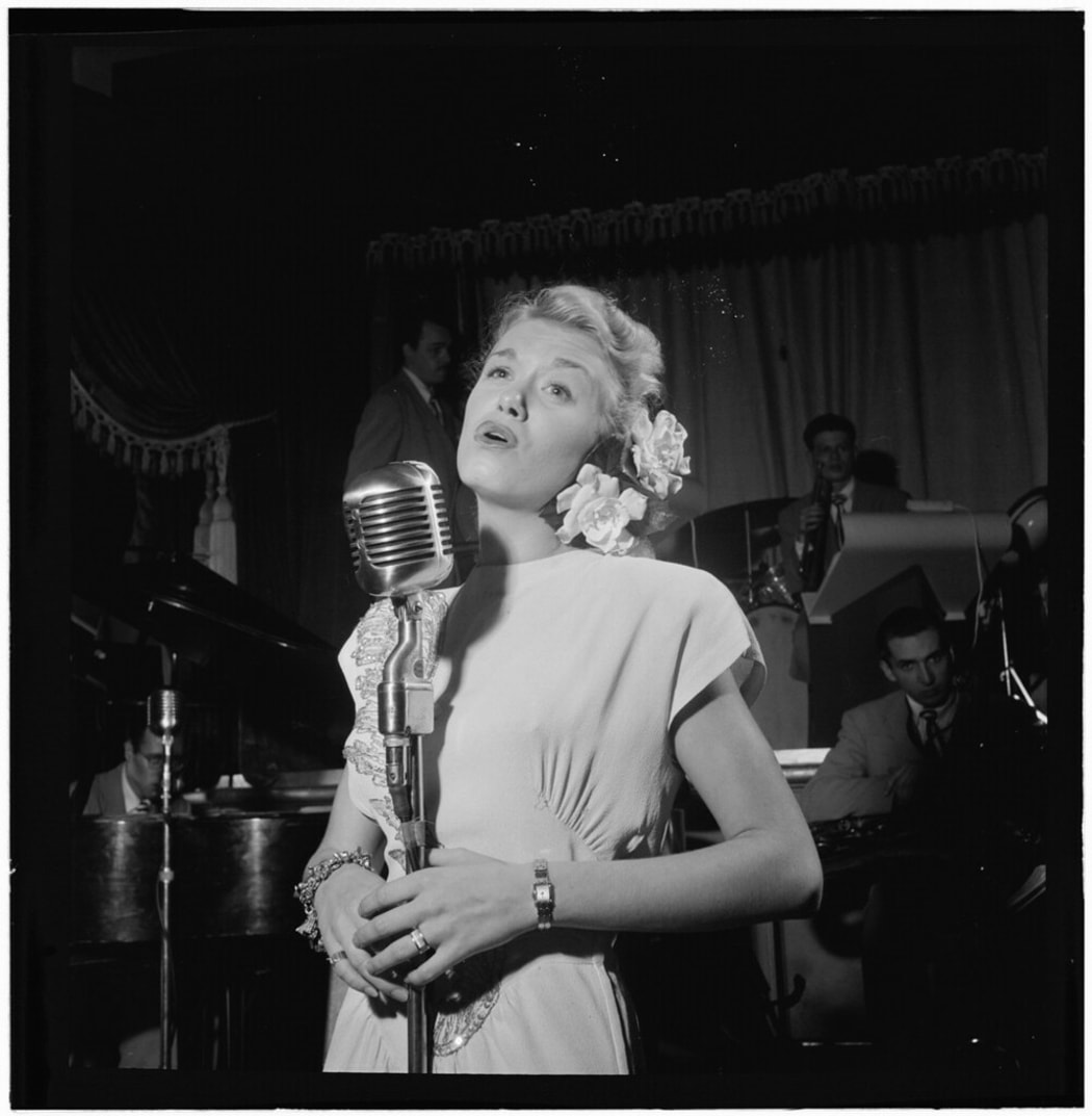 Portrait of June Christy and Red Rodney, Club Troubadour, New York, NY, ca. Sept. 1947