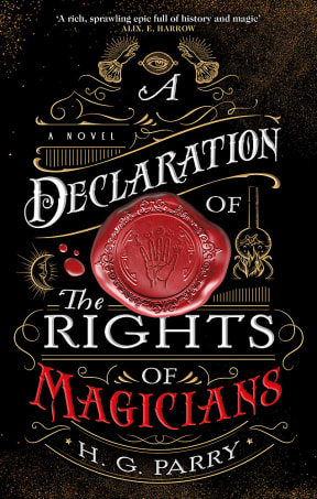 Book cover, A Declaration of the Rights of Magicians