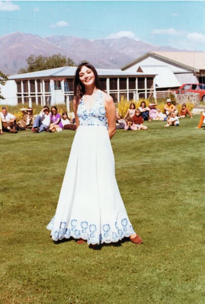 Dress from Eden Hore's collection of couture dresses.