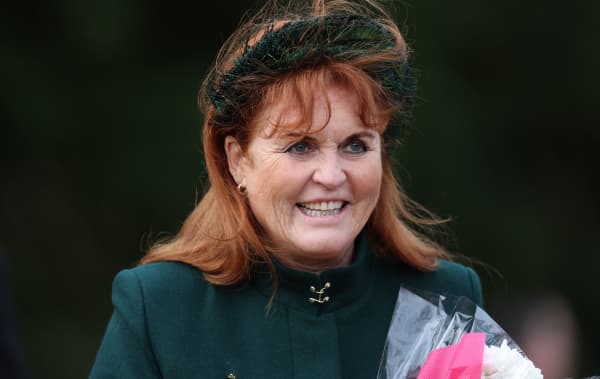 (FILES) Sarah, Duchess of York smiles outside after attending the Royal Family's traditional Christmas Day service at St Mary Magdalene Church on the Sandringham Estate in eastern England, on December 25, 2023. Prince Andrew's ex-wife, Sarah Ferguson, who recently underwent breast cancer surgery, is suffering from "malignant melanoma", a skin cancer, her spokesperson announced on Sunday, January 21. (Photo by Adrian DENNIS / AFP)