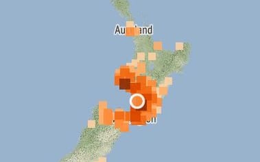 The quake hit 20 km north-west of Levin.