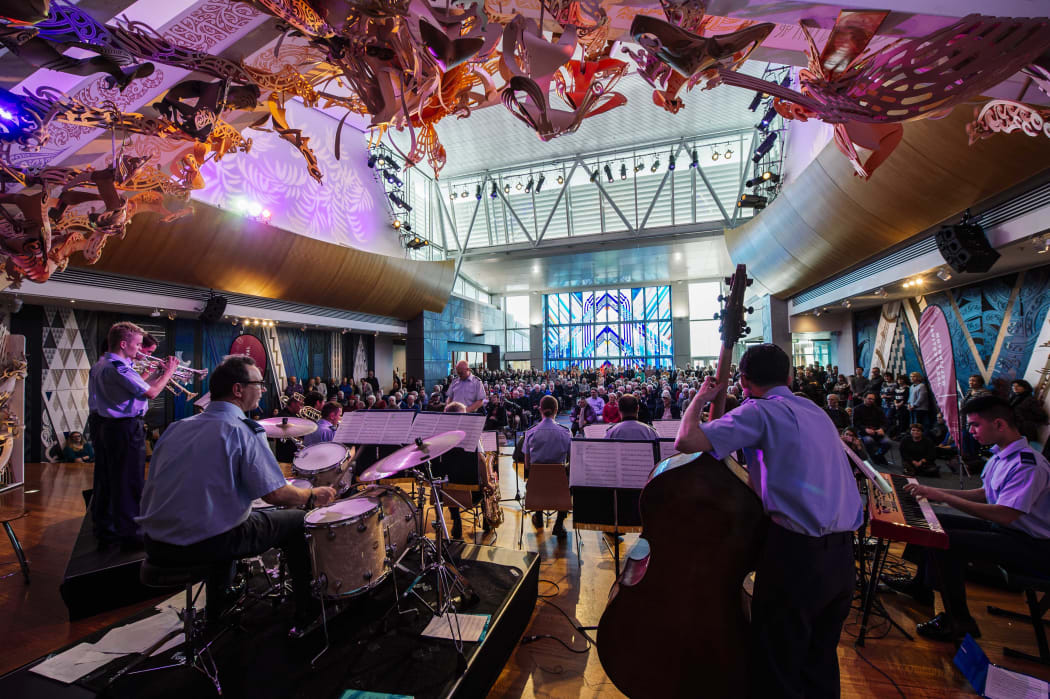 The Royal New Zealand Air Force Band at Te Papa