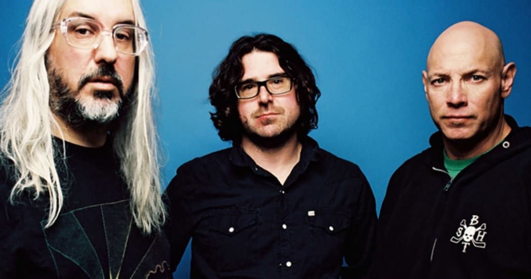 Dinosaur Jr. (l - r) J Mascis, Lou Barlow, Murph.