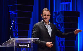 Niall Ferguson, one of the UK's most renowned historians, during a lecture in 2017.