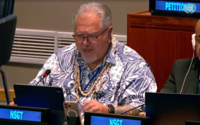 French Polynesia President Moetai Brotherson speaks at UN FOURTH COMMITTEE OF THE UNITED NATIONS GENERAL ASSEMBLY – PHOTO screen capture UN web TV