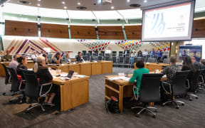 First Rotorua Lakes Council meeting for 2023.    08 February 2023 The Daily Post Photograph / Andrew Warner
RGP 01Mar23 - The first Rotorua Lakes Council meeting for 2023. Photo / Andrew Warner