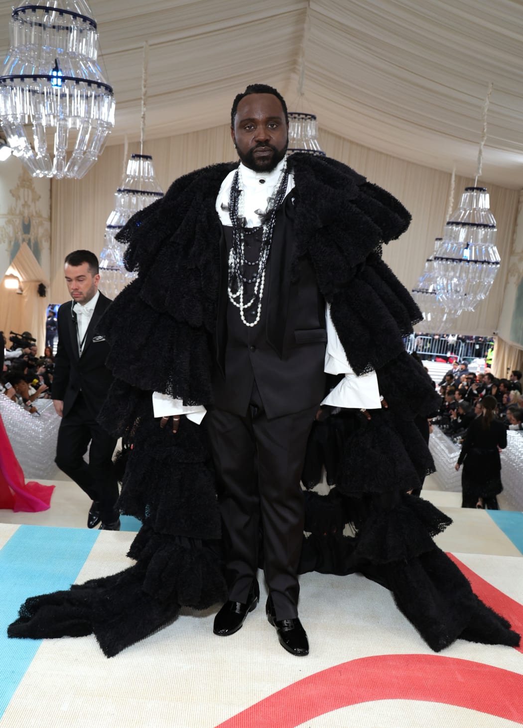 NEW YORK, NEW YORK - MAY 01: Brian Tyree Henry attends The 2023 Met Gala Celebrating "Karl Lagerfeld: A Line Of Beauty" at The Metropolitan Museum of Art on May 01, 2023 in New York City. (Photo by Kevin Mazur/MG23/Getty Images for The Met Museum/Vogue)