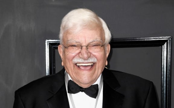 Musician Sammy Nestico attends The 59th GRAMMY Awards in Los Angeles, California.