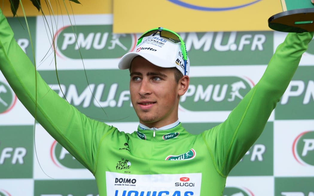 Slovakian cyclist Peter Sagan.