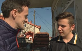 UK reporter Ciaran Jenkins confronts a 16-year-old running fake news site '24 News Today' in Macedonia.