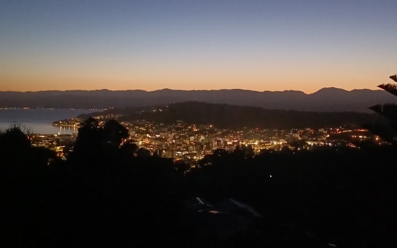 Sunrise over Wellington