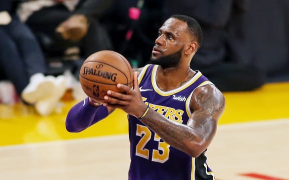 Los Angeles Lakers Forward LeBron James.