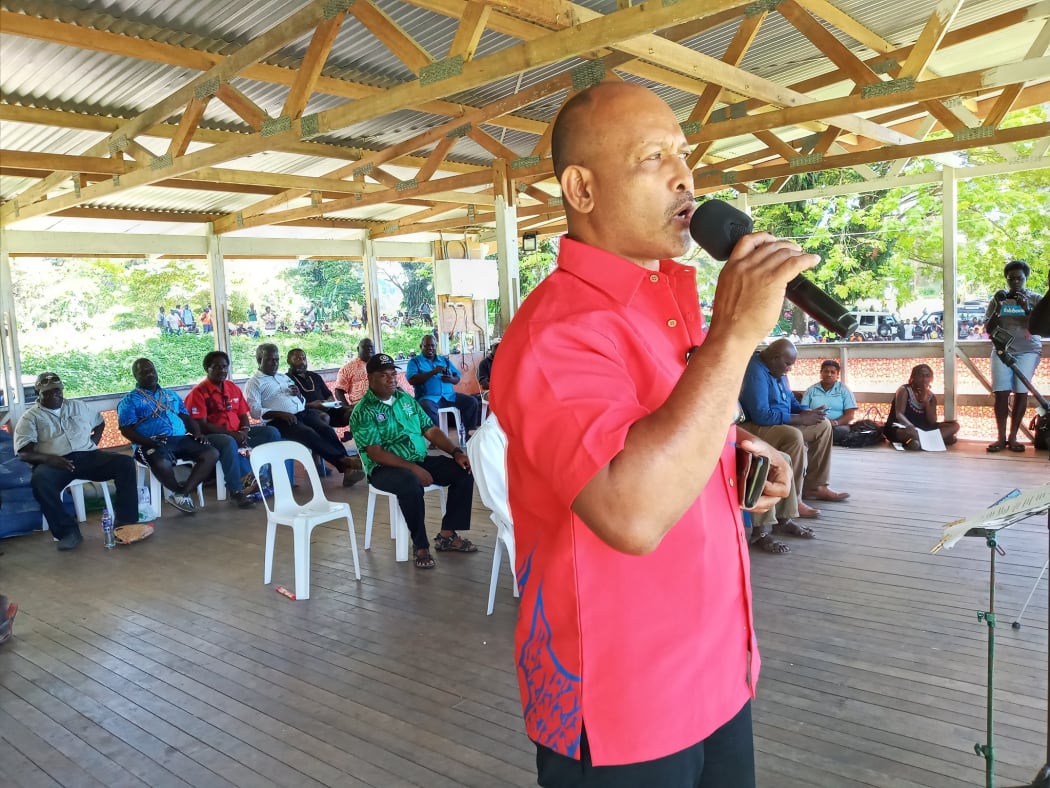 Bougainville presidential candidate Sione Paasia