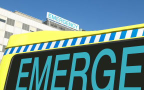 Ambulance at hospital