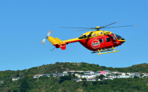 Westpac Rescue Helicopter in Wellington