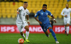 Roy Krishna playing for Fiji against New Zealand in 2017.