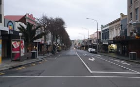 New Plymouth wakes to empty streets.