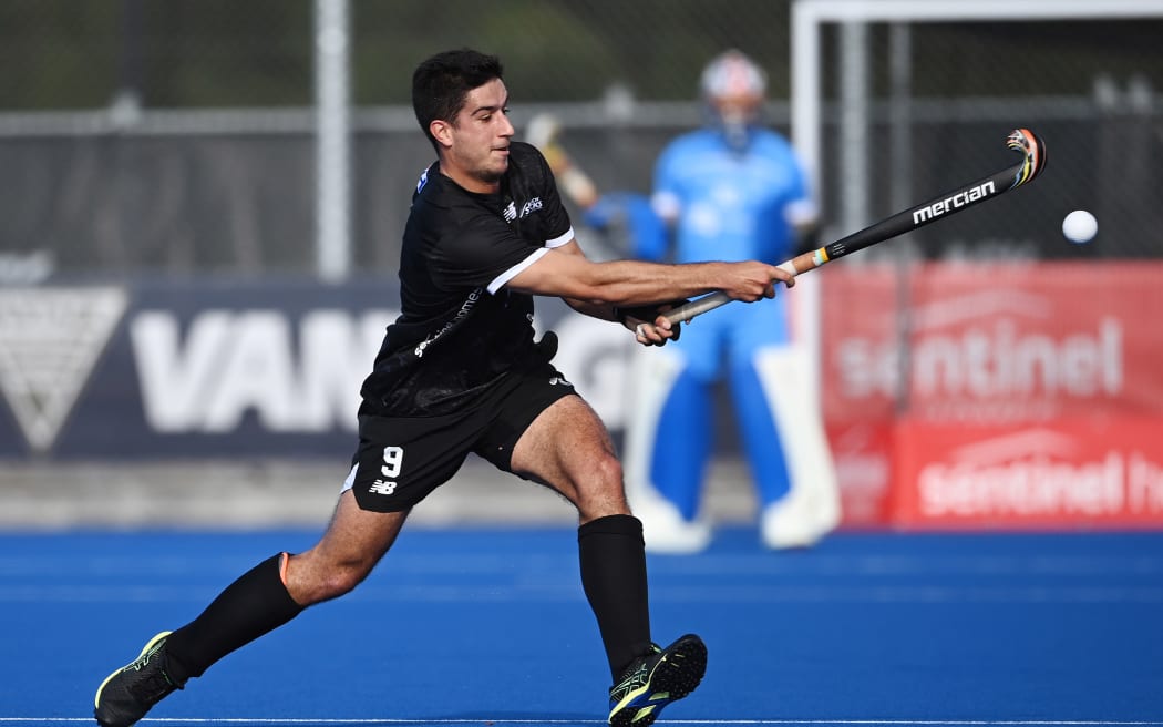 Black Sticks striker Sam Hiha.