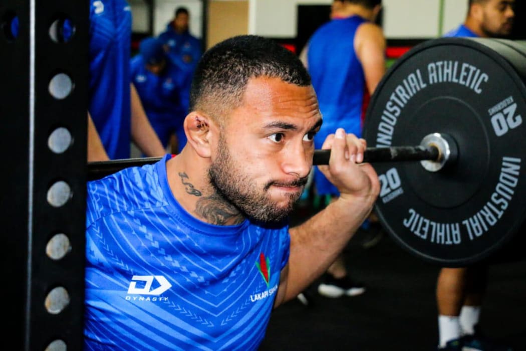 Samoa flanker Olajuwon Noa made his test debut in the opening win against Tonga.