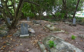 Graves at Nikao cemetery on Rarotonga in need of repair.