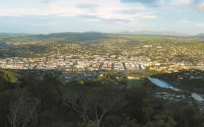 A panorama image of Whangarei