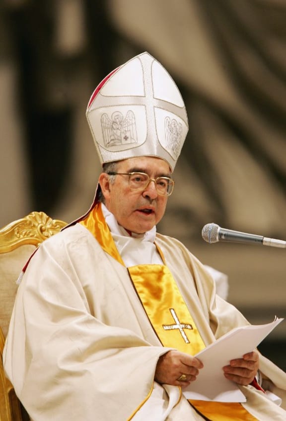 Colombian Cardinal Alfonso Lopez Trujillo in 2005.