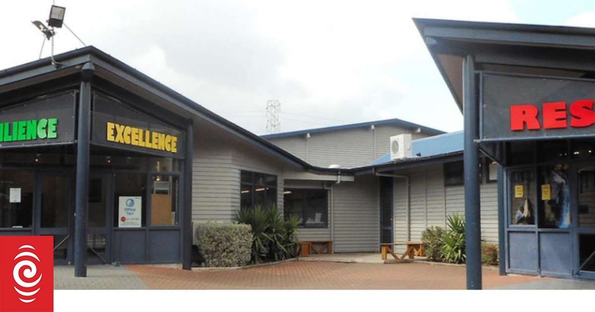 Rotorua intermediate giving away uniforms, stationery to students for