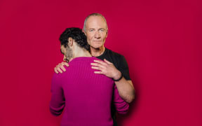 Actors Simon Prast and Arlo Green in Everything After