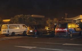 Freedom campers in Christchurch carpark